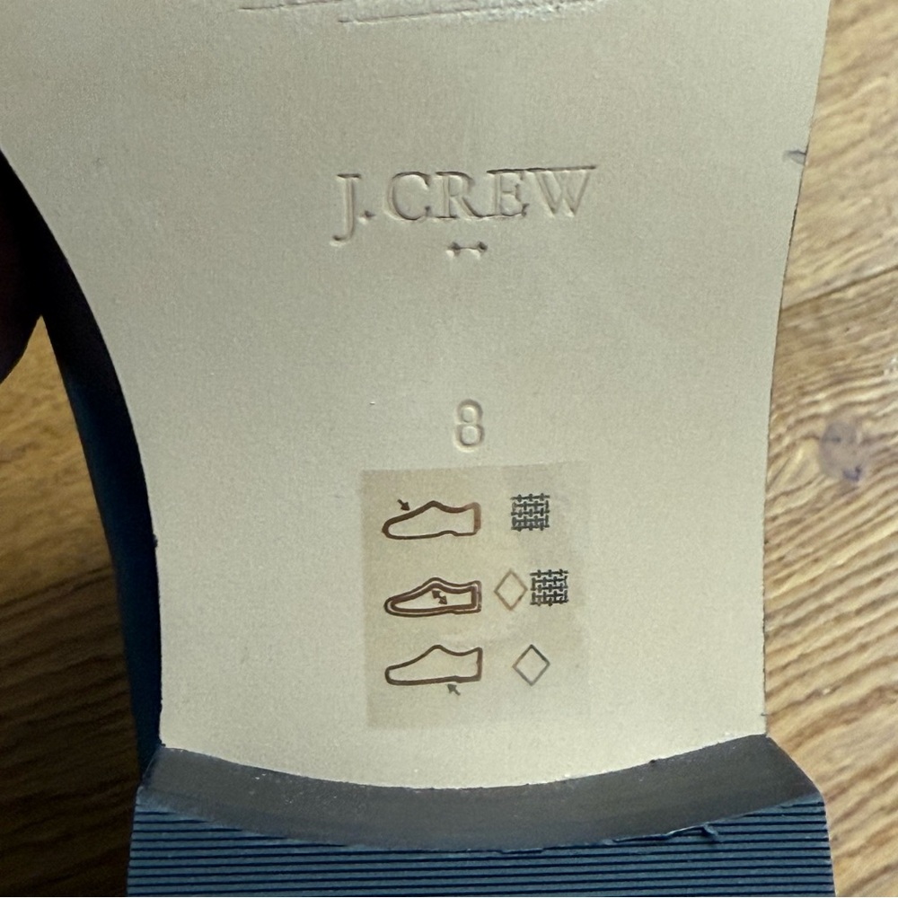 NEW J. Crew Factory Black Chelsea Boots BT277 Size 8 - Picture 7 of 7